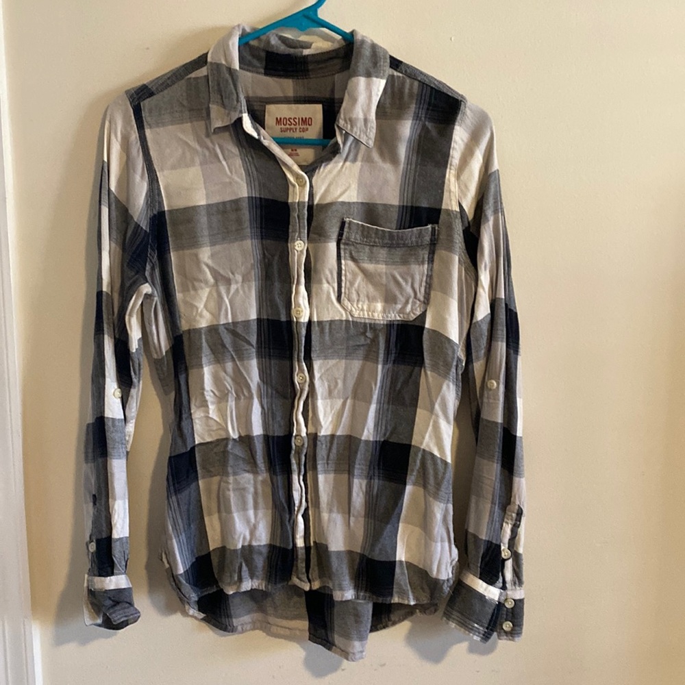 Target Black and White Flannel